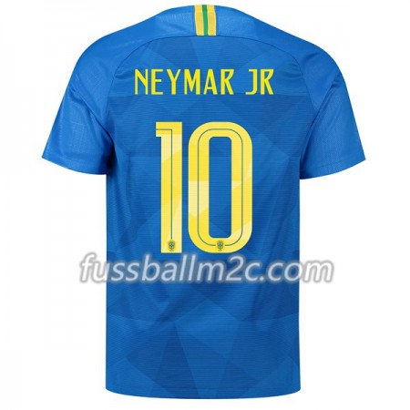 Fußballtrikots Brasilien Neymar Jr 10 Auswärts Trikotsatz WM 2018